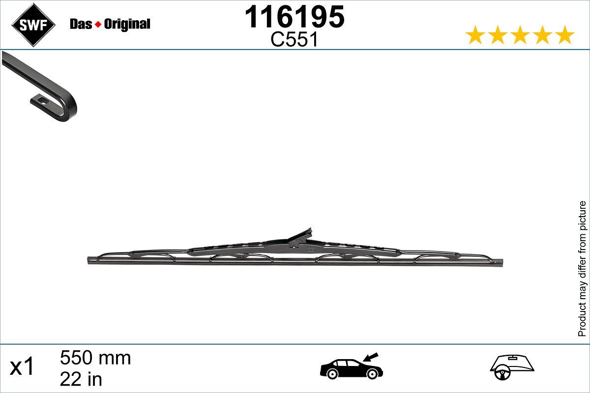SWF Wiper blade 116195 SWF 116195 new DFSK wipers cost