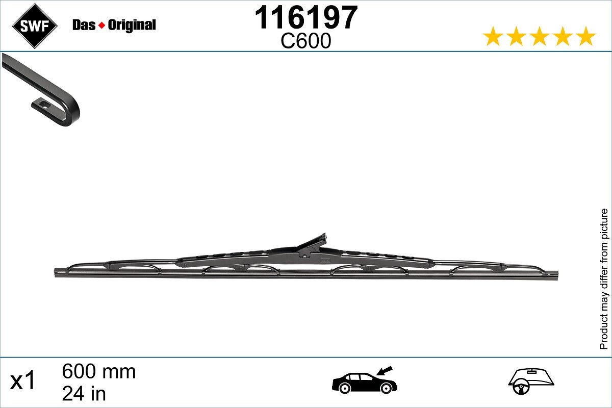 SWF Wiper blade 116197 DODGE NITRO SWF wiper blades 116197