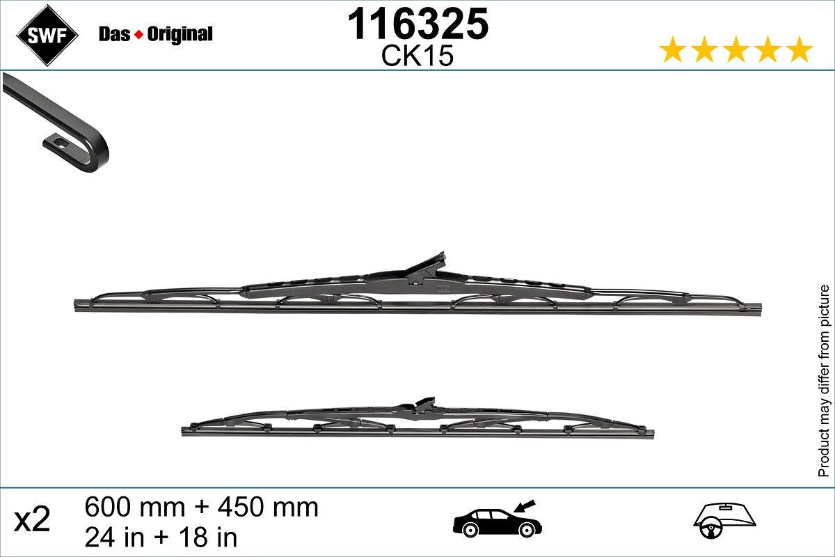 SWF Wiper blade 116325 DODGE NITRO SWF wiper blades 116325