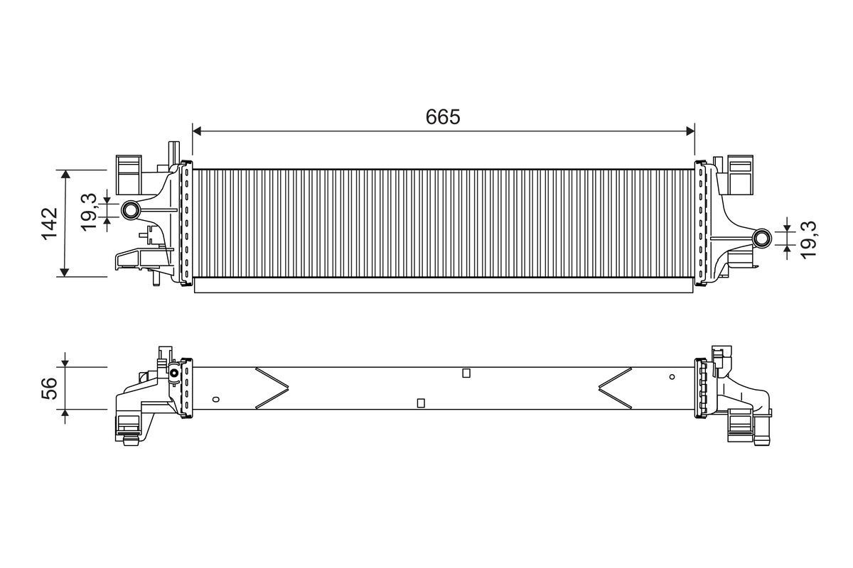 VALEO Jäähdytin, moottorin jäähdytys 701249 701249 VALEO Jäähdytin Ford RANGER hinta