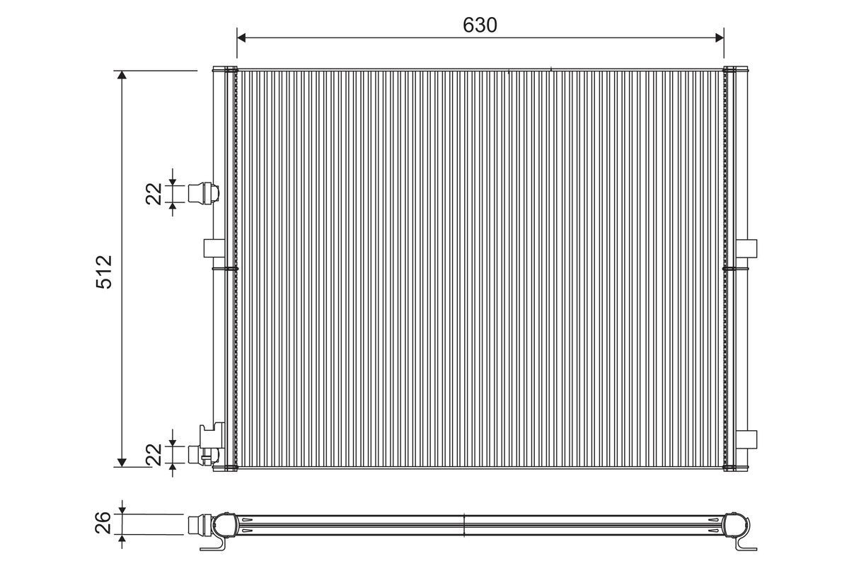VALEO Kylare 701306 701306 VALEO motorkylare BMW X4