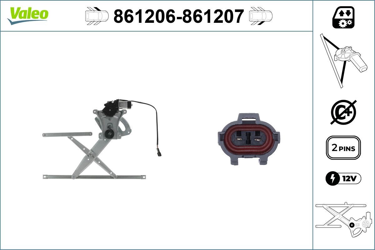 VALEO Rudehejs 861207 VALEO 861207 Rudehejs