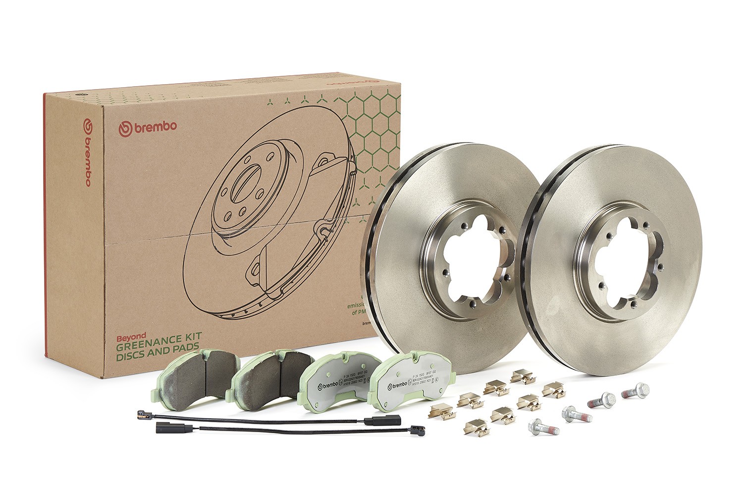 BREMBO Bremseskiver og klodser KT 10 012 BREMBO KT 10 012 Transit Mk7 Bus (V363) Bremseskiver og klodser originale pris