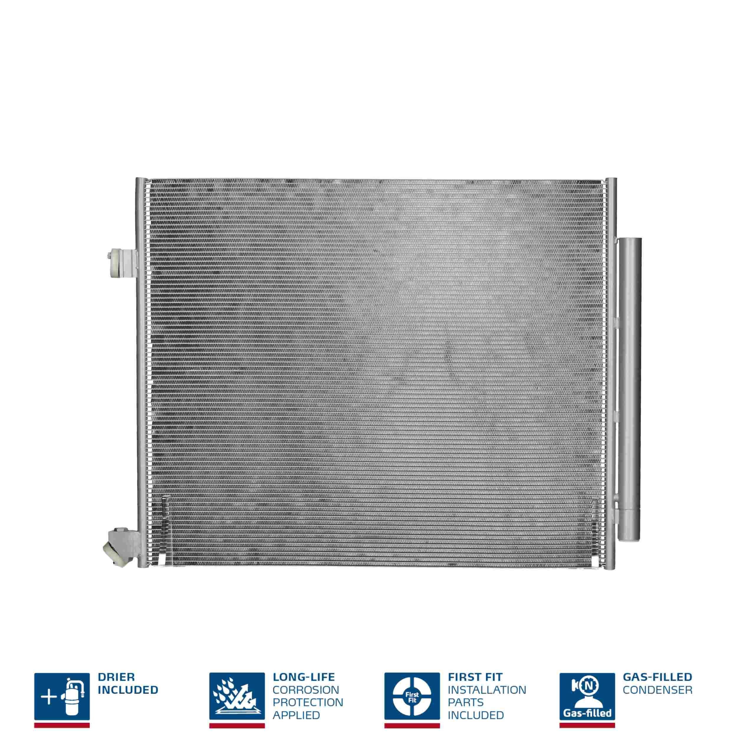Kondensator, klimaanlegg NISSENS 940852 NISSENS 940852: Ac kondenser Mercedes G-Klasse 2002