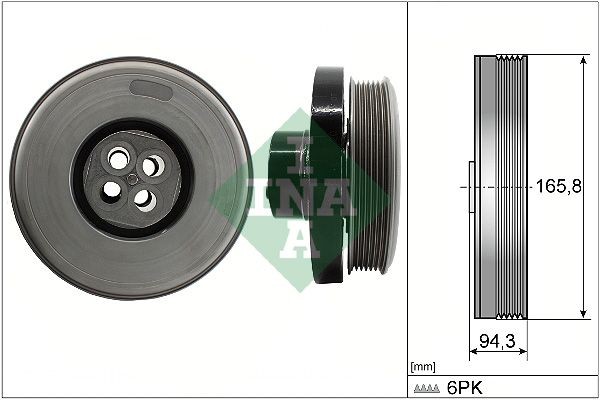 Puleggia cinghia albero a gomiti INA 544 0602 10 INA 544 0602 10 costo Puleggia albero motore Mercedes CLS 2016