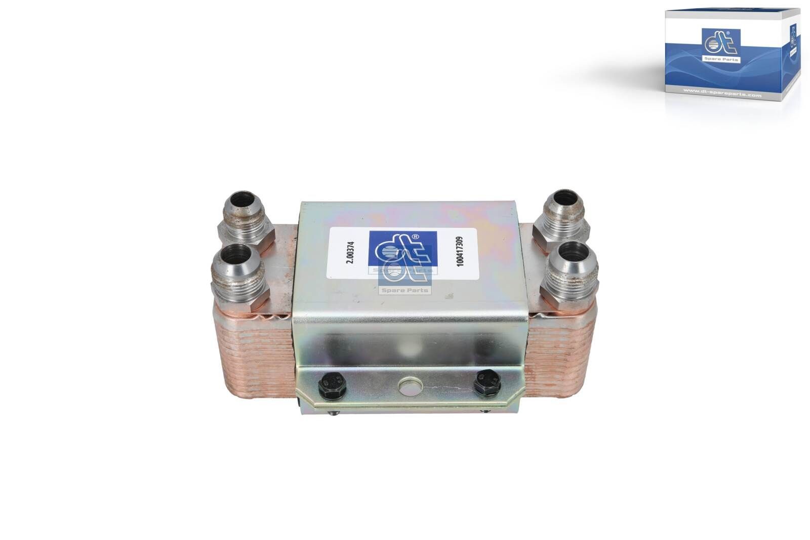 DT Spare Parts Radiateur d'huile 2.00374 Refroidisseur huile moteur DT Spare Parts BOXER 2.00374 pas cher