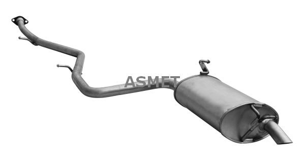 ASMET Bakre ljuddämpare 20.048 20.048 Bakre ljuddämpare ASMET TOYOTA MR 2