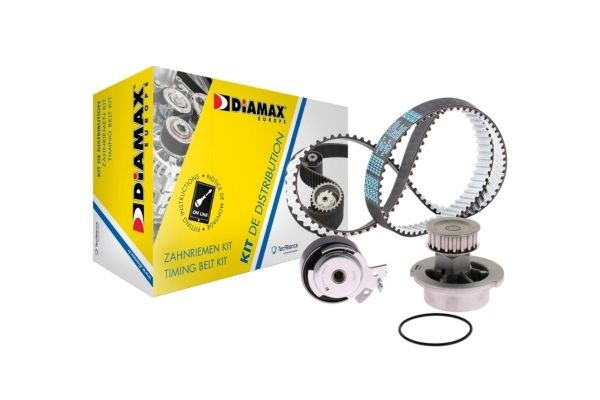 DIAMAX Bomba de água + kit de correia dentada A6069WP DIAMAX A6069WP Bomba de água + kit de correia de distribuição Kadett E Van (T85) preço