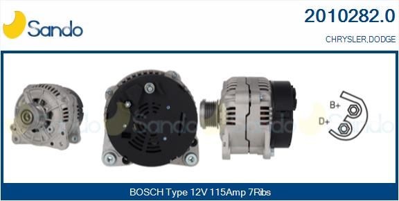 SANDO Alternatore 2010282.0 Costo Alternatore SANDO DODGE 2010282.0