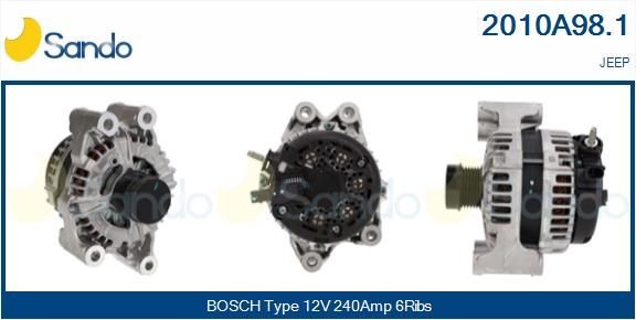 SANDO Lichtmaschine 2010A98.1 Startergenerator SANDO RENEGADE 2010A98.1 günstig