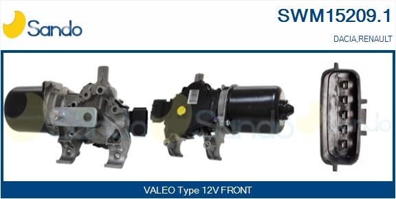 SANDO Vindrutetorkarmotor SWM15209.1 SWM15209.1 SANDO Motor till vindrutetorkare Jaguar