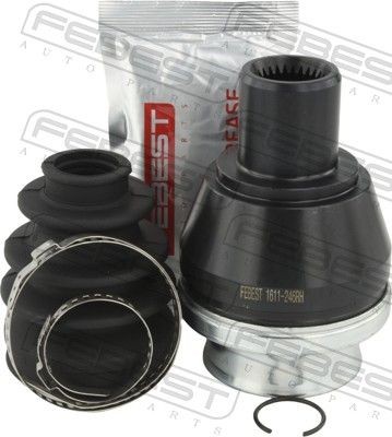 FEBEST Joint kit, drive shaft 1611-246RH FEBEST 1611-246RH Mercedes C117 cv joint replacement