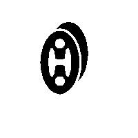 VEGAZ Holder, exhaust system HOG-109 VEGAZ HOG-109 Holder, exhaust system - Piaggio Porter Van exhaust system parts