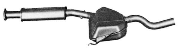 VEGAZ Marmitta centrale ALS-51 VEGAZ ALS-51 Scarico centrale Chevrolet TRANS SPORT originali