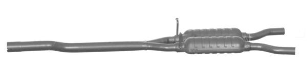 IMASAF Stredný tlmič výfuku 13.21.06 Stredný tlmič výfuku IMASAF Volvo 760 13.21.06