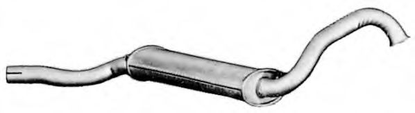 VEGAZ Uitlaat middendemper AS-43 VEGAZ AS-43 Uitlaat middendemper Audi Coupe B2 aan een voordelige prijs
