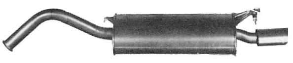 VEGAZ Izplūdes gāzu trokšņa slāpētājs (pēdējais) AS-117 VEGAZ AS-117 Izplūdes gāzu trokšņa slāpētājs Audi A6 C4 Avant lēti