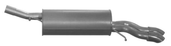 Izplūdes gāzu trokšņa slāpētājs (pēdējais) VEGAZ AS-243 VEGAZ AS-243 Izplūdes gāzu trokšņa slāpētājs AUDI A6 2011