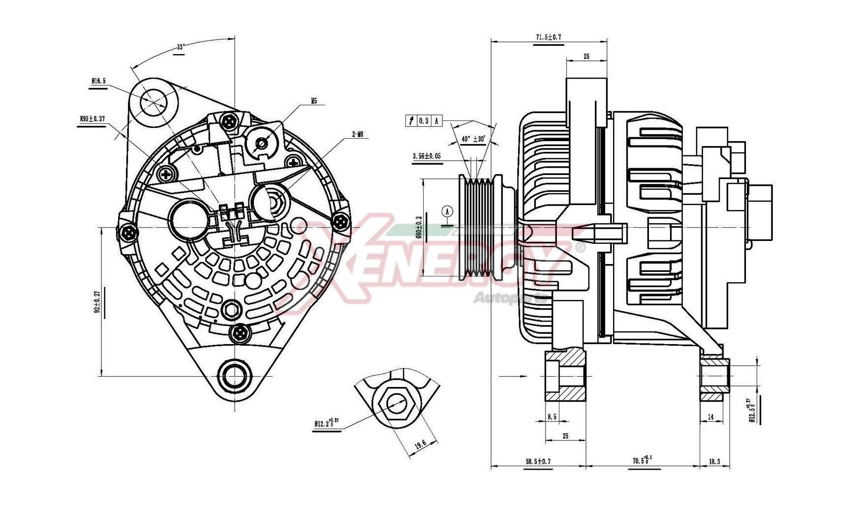AP XENERGY Dynamo XAL10710AD Dynamo AP XENERGY Lancia THESIS XAL10710AD