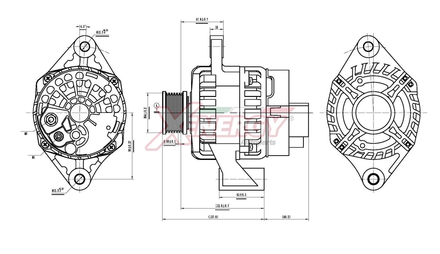AP XENERGY Generator XAL21930AD XAL21930AD AP XENERGY dynamo ALFA ROMEO GIULIETTA