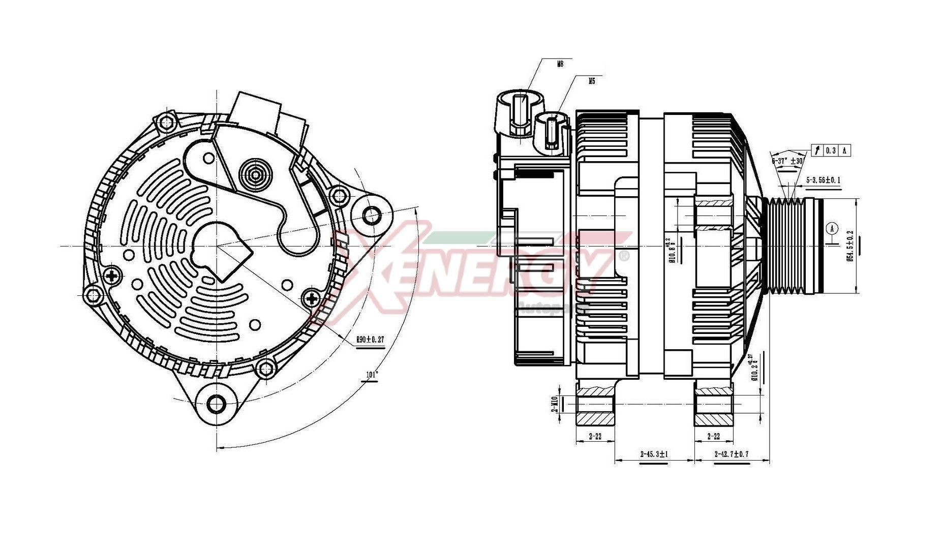 AP XENERGY Dynamo / Alternator XAL23215AD Wisselstroomdynamo AP XENERGY BOXER XAL23215AD goedkoop