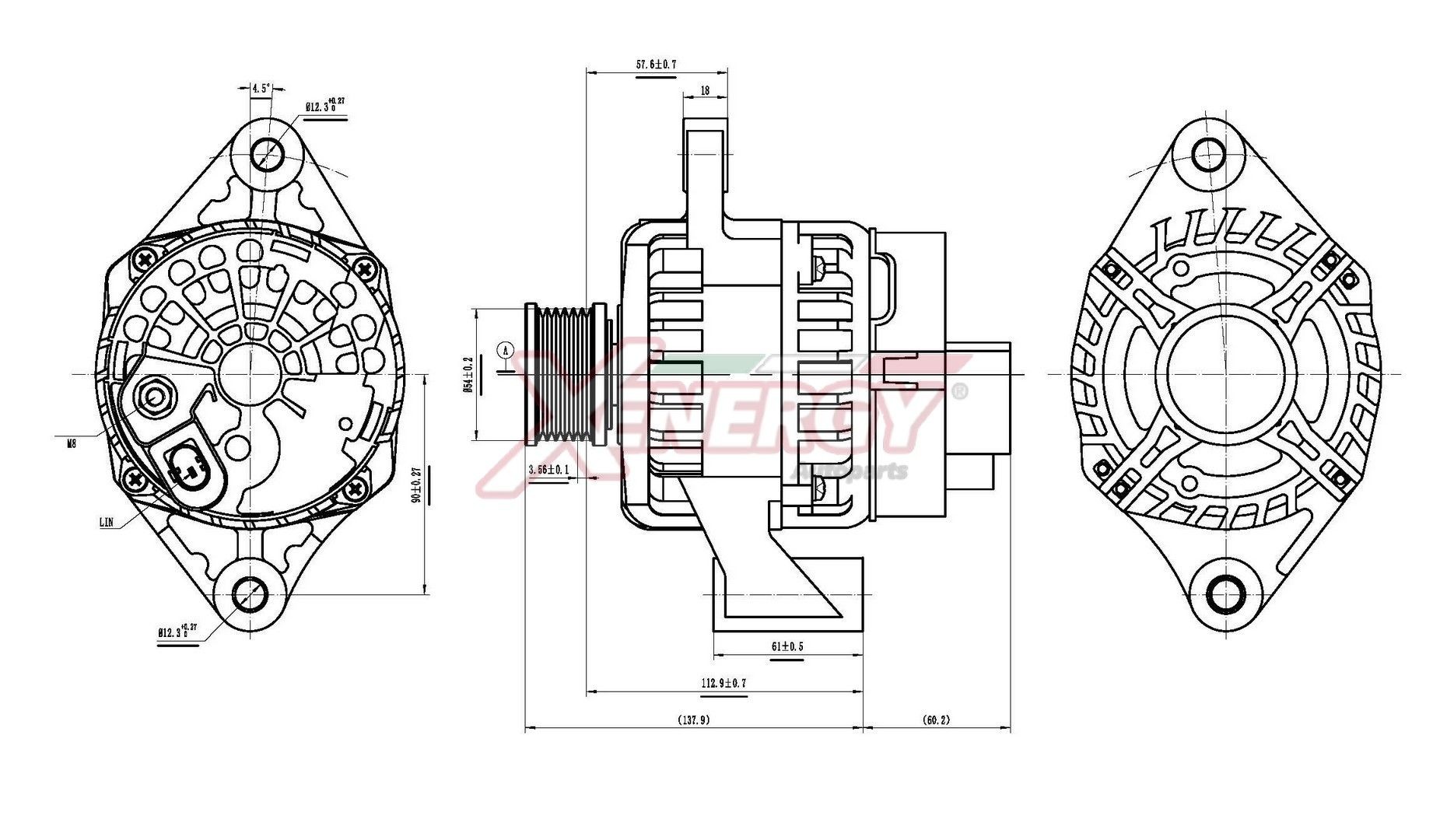 AP XENERGY Dynamo / Alternator XAL23930AD XAL23930AD Dynamo ALFA ROMEO GT AP XENERGY
