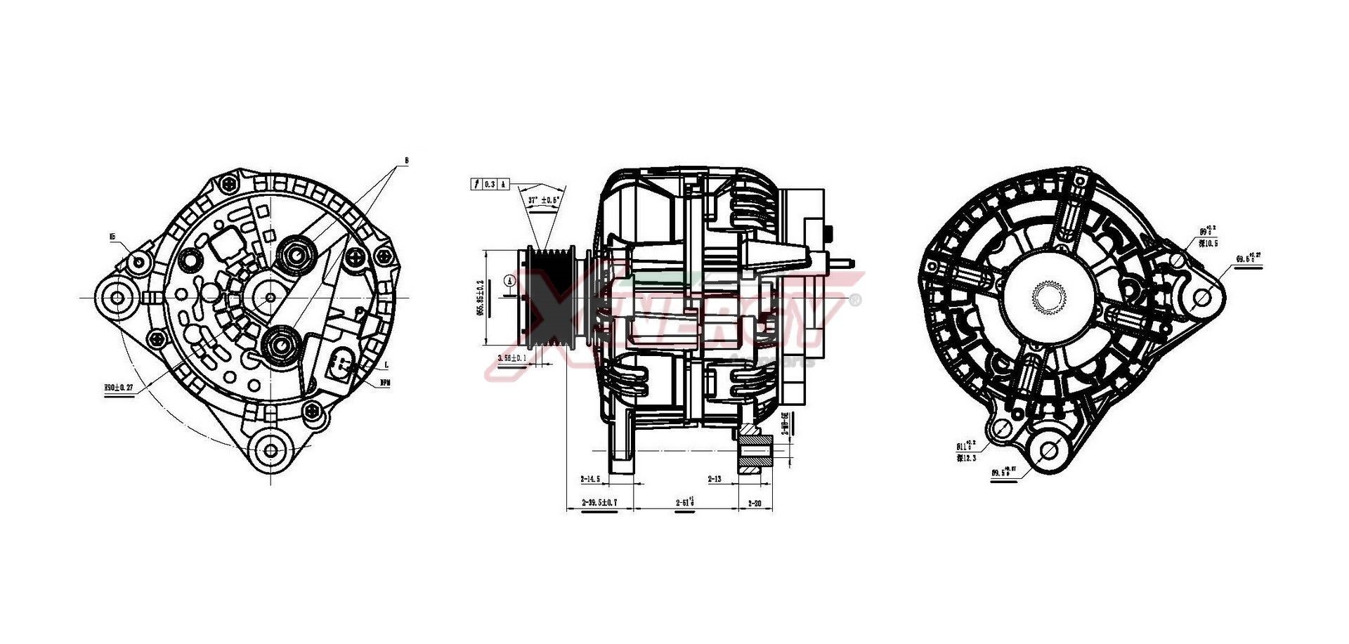 AP XENERGY Alternatore XAL25915AD XAL25915AD Alternatore SMART CITY-COUPE AP XENERGY costo