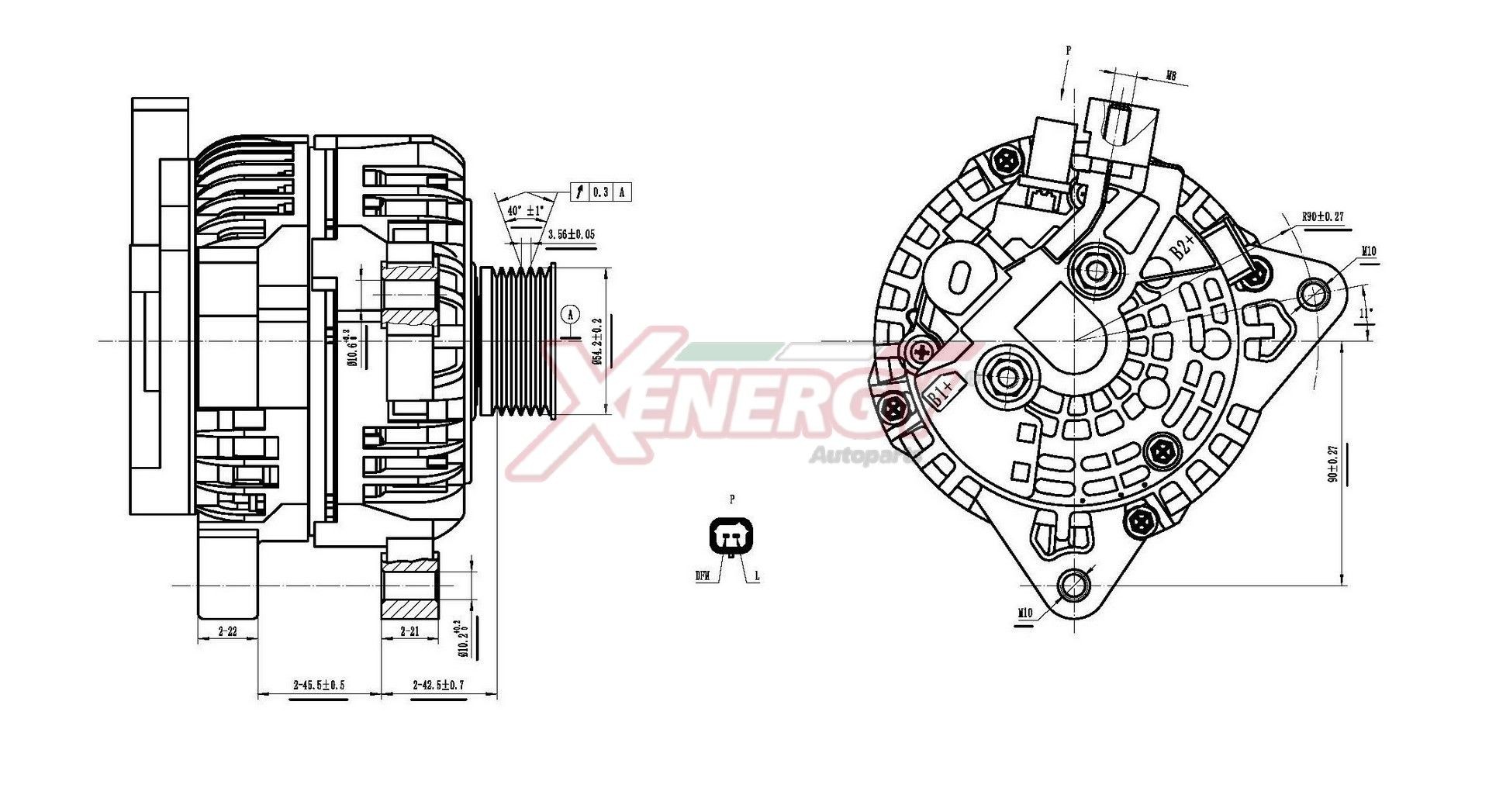 AP XENERGY Alternatore XAL29015AD XAL29015AD costo Alternatore AP XENERGY FIAT FIORINO