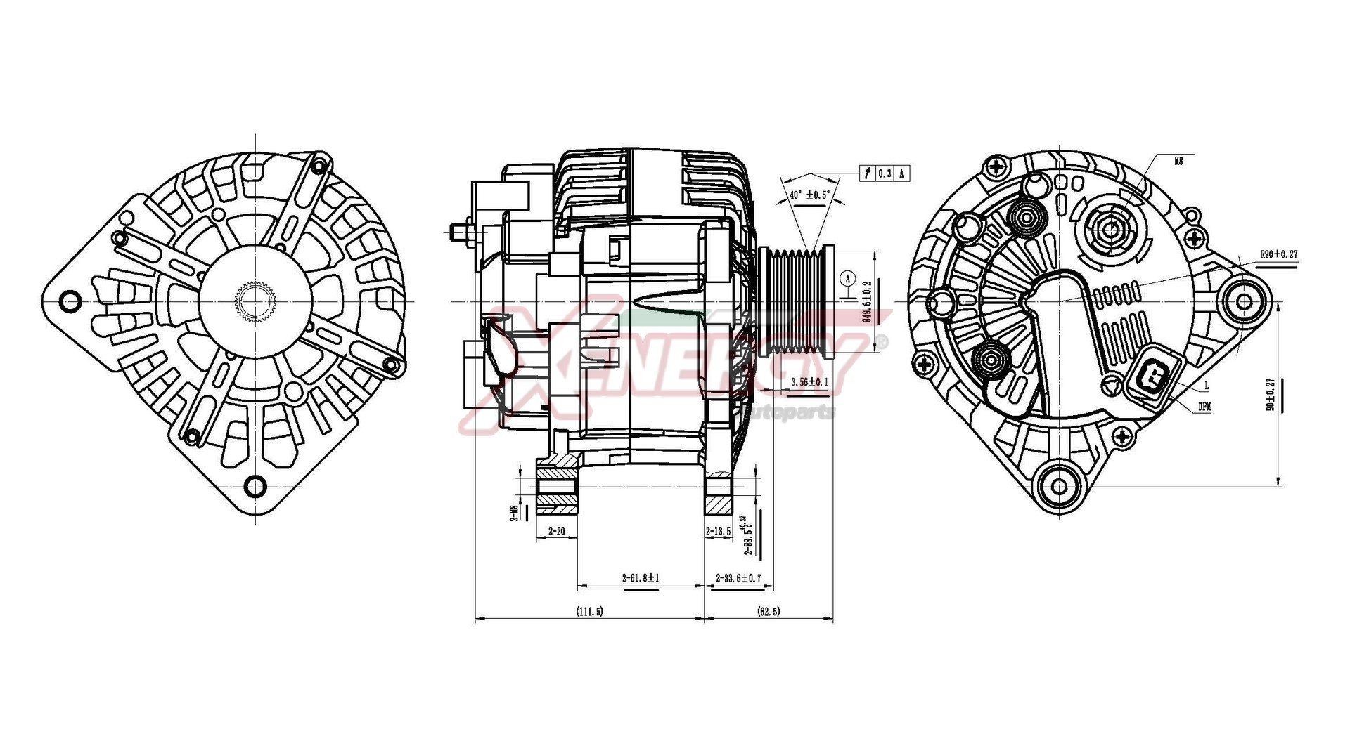 AP XENERGY Δυναμό XAL34015AD Δυναμό AP XENERGY Ford GALAXY XAL34015AD