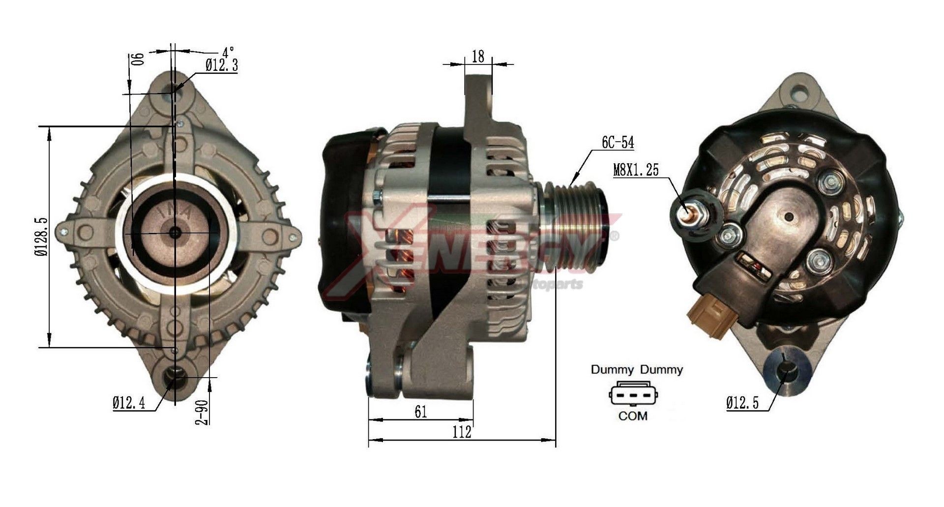 AP XENERGY Generator XAL41640AD Dynamo AUDI AP XENERGY XAL41640AD