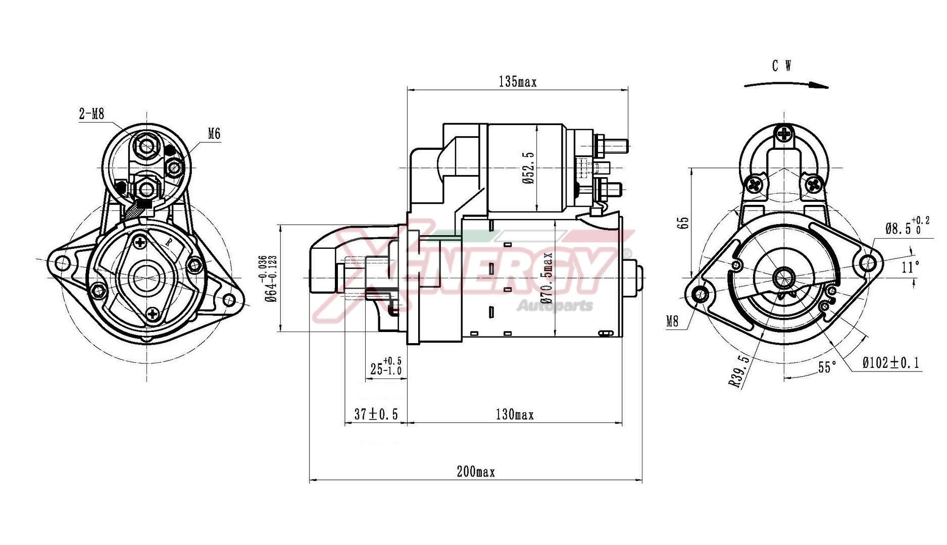 AP XENERGY Démarreur XST12815AD Starter moteur AP XENERGY ZAFIRA XST12815AD pas cher