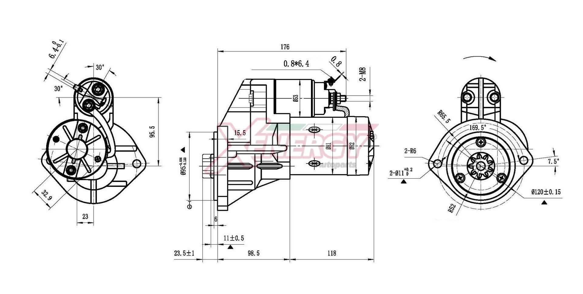 AP XENERGY Motor de arranque XST13020AD Motor de arranque AP XENERGY MICRA XST13020AD baratos