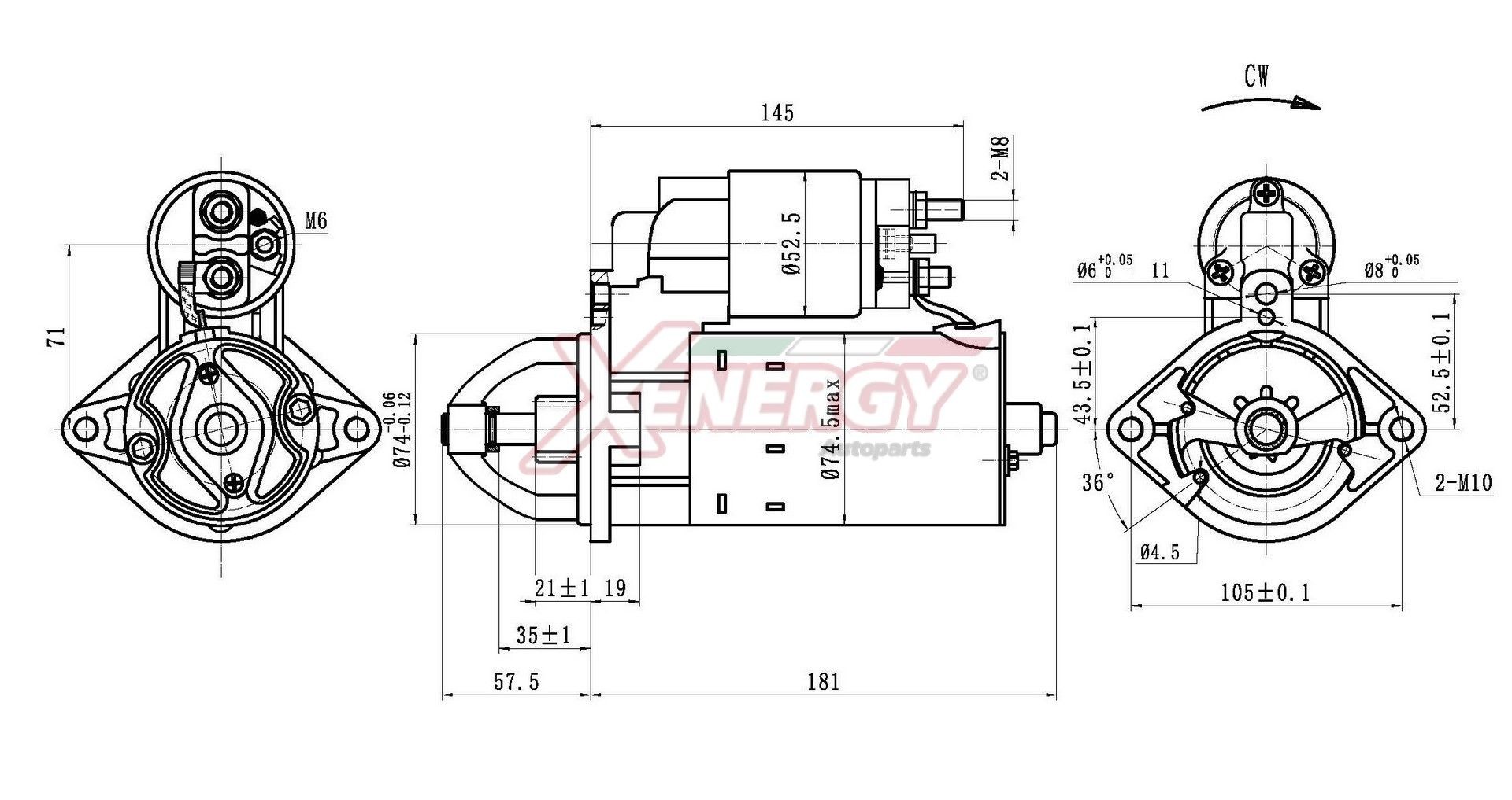 AP XENERGY Starter XST40310AD XST40310AD Starter AP XENERGY FORD GALAXY