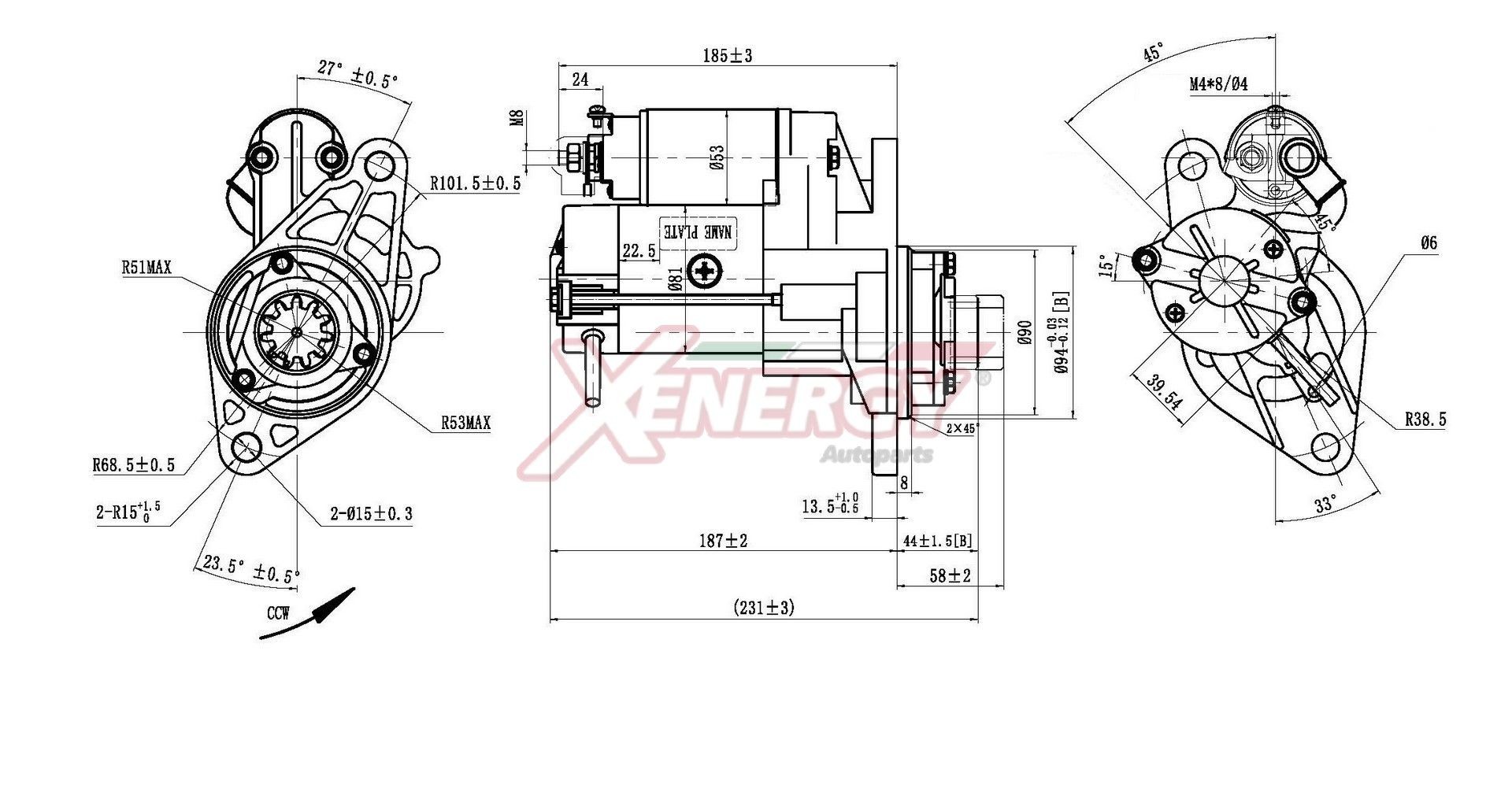 AP XENERGY Startmotor XST60620AD LEXUS startmotor AP XENERGY XST60620AD