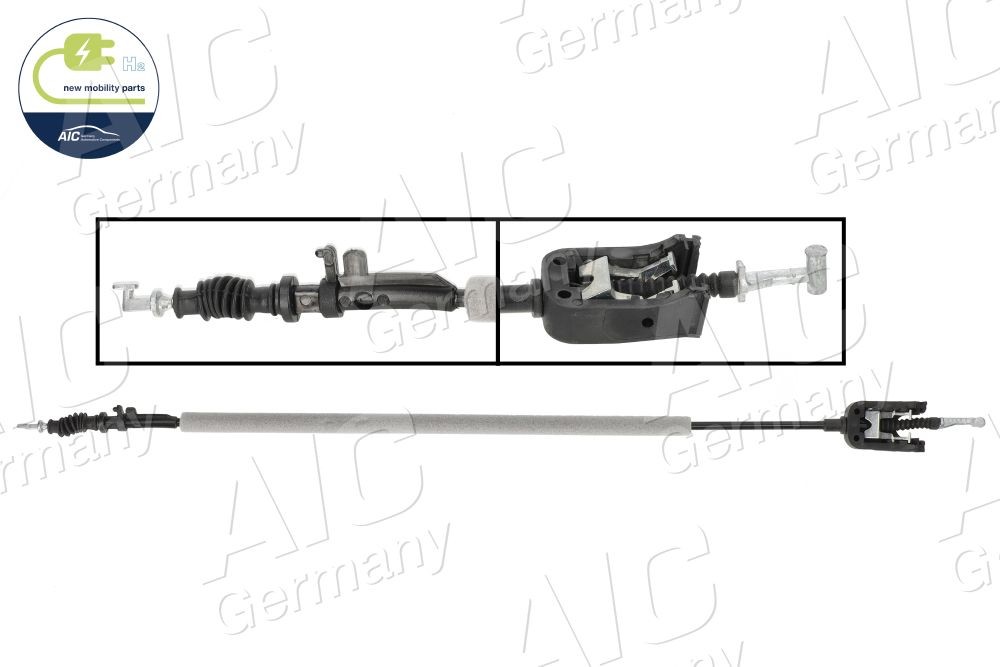 AIC Kabel, deurregeling 75691 Handgreep schuifdeur SKODA AIC 75691