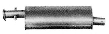 VEGAZ Middle silencer FTS-325 VEGAZ FTS-325 FIAT Doblo II Box Body / Estate (263) middle exhaust pipe replacement