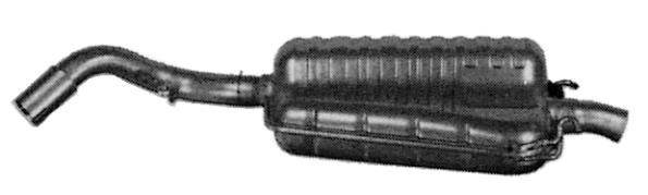 Silencieux arrière VEGAZ FS-291 VEGAZ FS-291 Pot d'échappement complet FORD B-MAX 2022