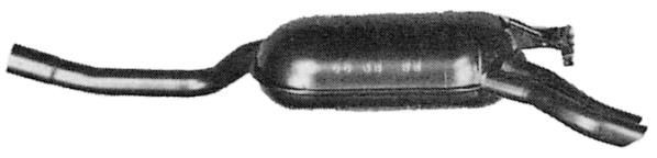 VEGAZ Einddemper MS-116IMA Mercedes-Benz SL Achterdemper VEGAZ MS-116IMA