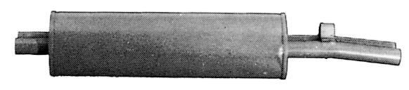 Bakre eksospotte VEGAZ MS-63 VEGAZ MS-63 Bakre lyddemper MERCEDES-BENZ S-Klasse 2011