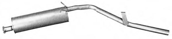 Lõppsummuti VEGAZ DS-131 VEGAZ DS-131 Summuti pütt NISSAN PICK UP 2015