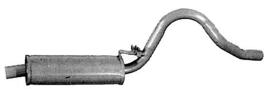 VEGAZ Midtre lydpotte OS-48 VEGAZ OS-48 originale Mellomlyddemper Opel Kadett C Sedan hva koster