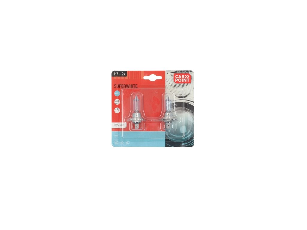 CARPOINT Lyspære, fjernlys 0760074 Tåkelyskaster pære CARPOINT Fiat SEDICI Superwhite 0760074