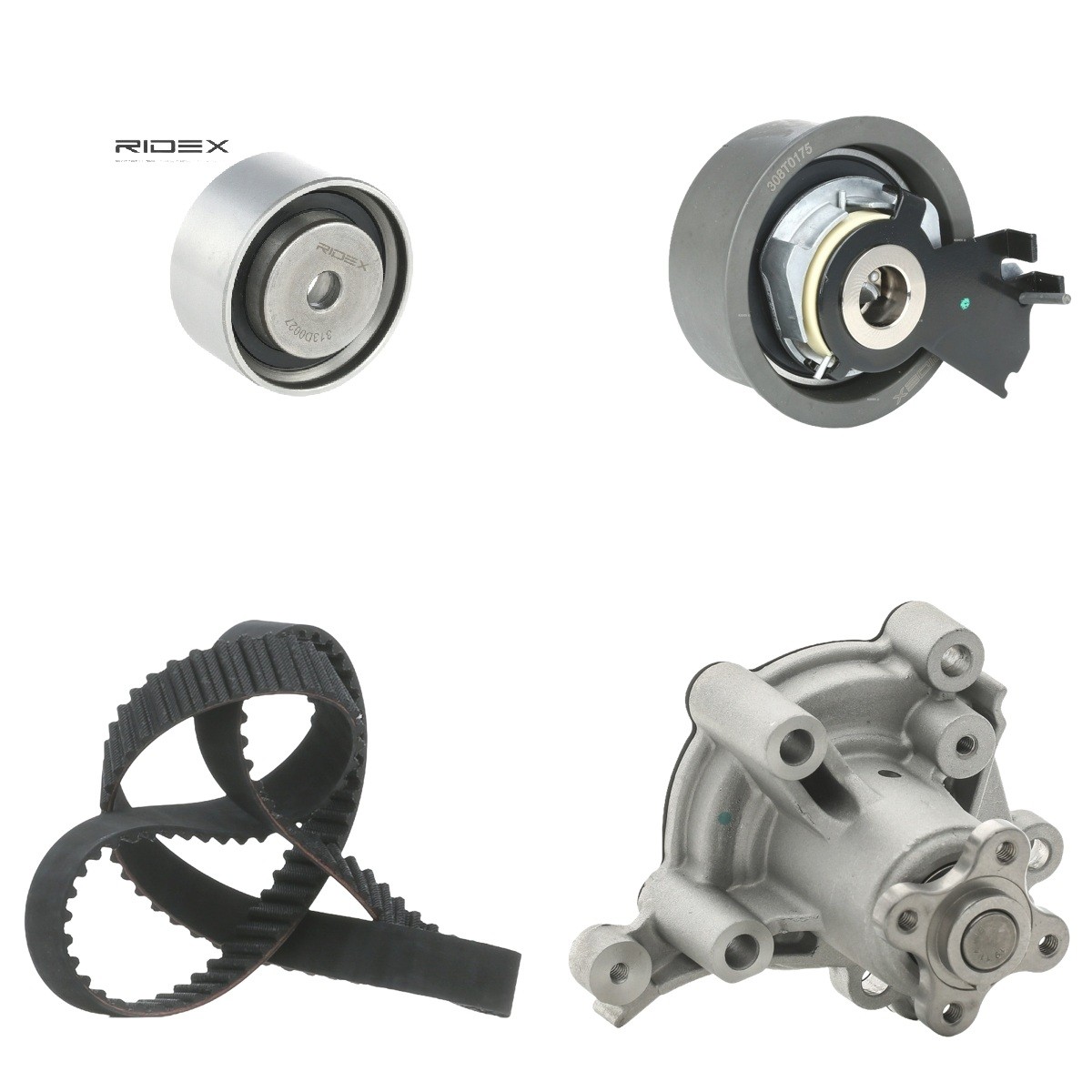 RIDEX Vesipumppu + jakohihnasarja 3096W0675 3096W0675 RIDEX Vesipumppu + jakohihnasarja KIA