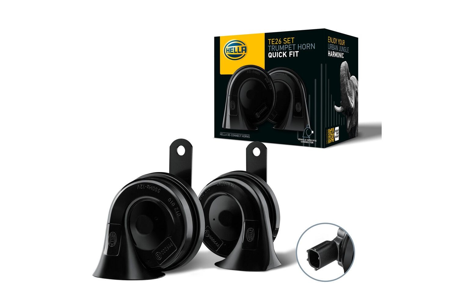 HELLA Pasun 3FH 012 010-141 HELLA 3FH 012 010-141 Fanfaar RENAULT SCÉNIC originaal