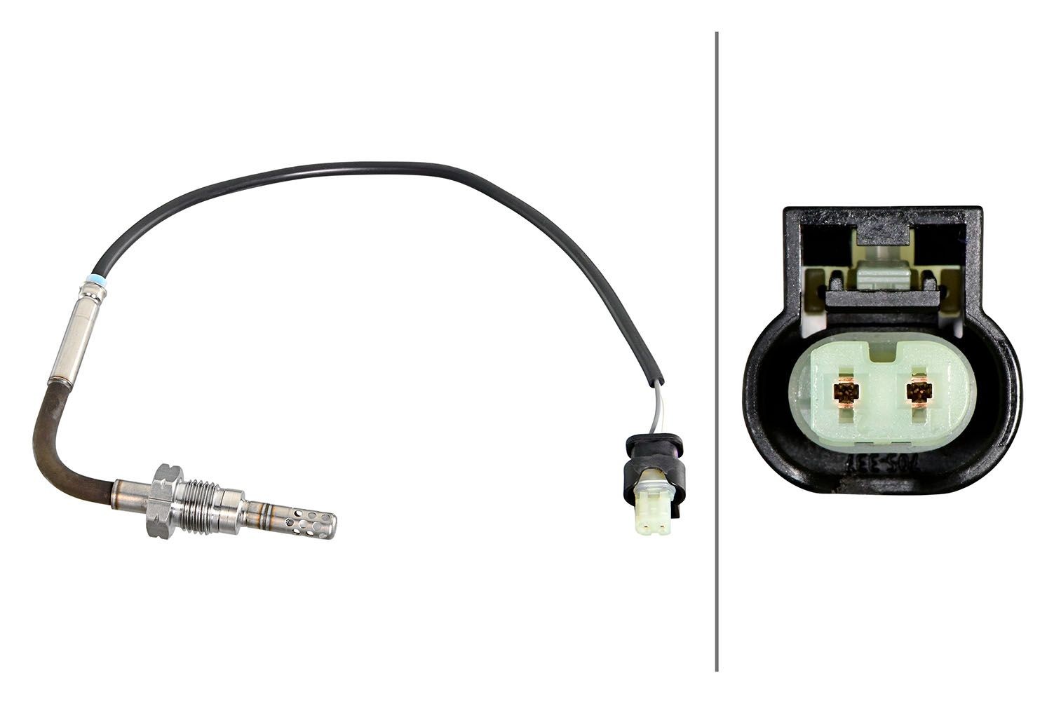 HELLA Palpeur, température des gaz 6PT 358 226-131 Sonde de temperature des gaz d'echappement HELLA SMART 6PT 358 226-131