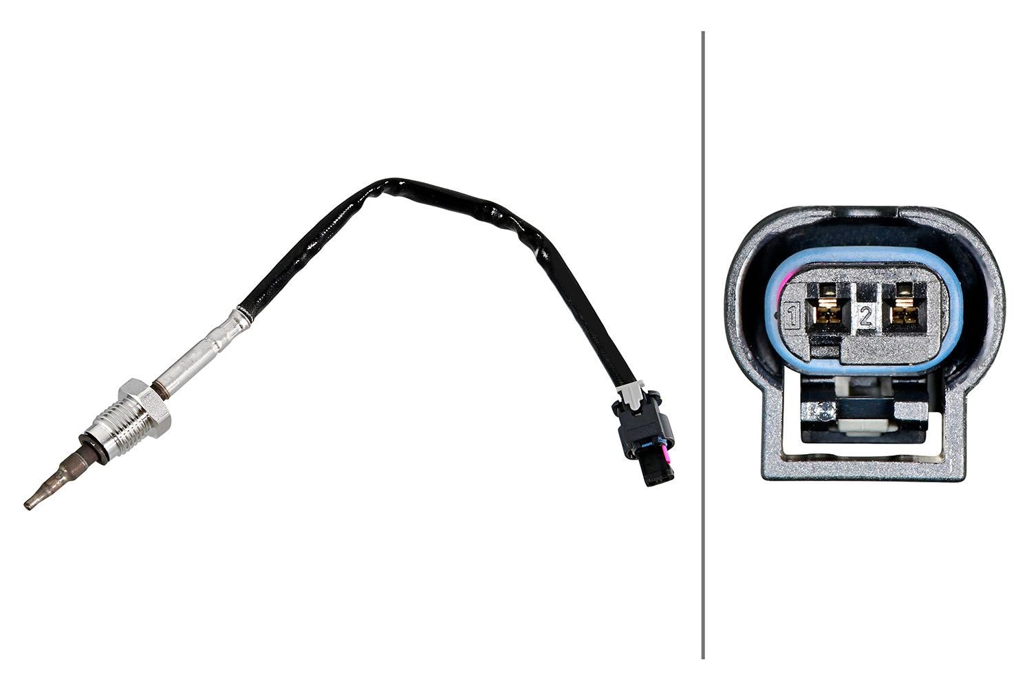 HELLA Avgastempgivare 6PT 358 226-241 6PT 358 226-241 HELLA avgastemperatursensor FIAT DOBLO