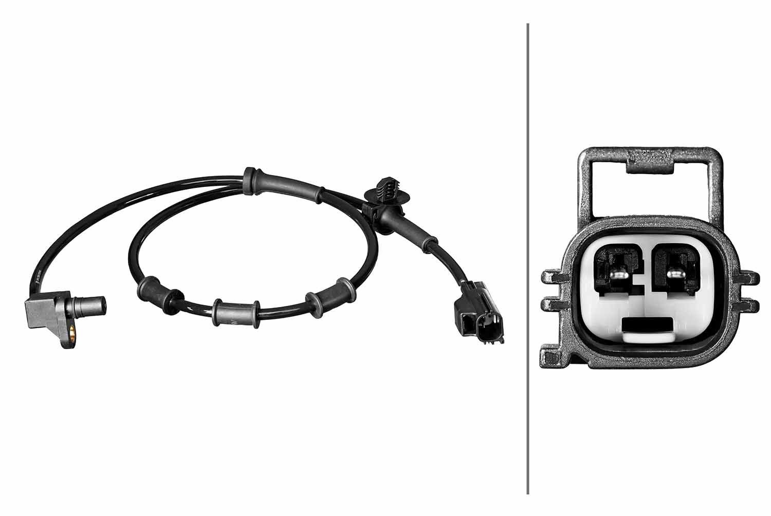 Snímač počtu otáčok kolesa HELLA 6PU 358 218-911 HELLA 6PU 358 218-911 Snímač ABS DODGE RAM 1999