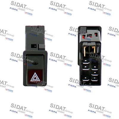 SIDAT Katastrofeblinkkontakt 660021A2 SIDAT 660021A2 Fiesta Mk3 Courier (F3L, F5L) Katastrofeblinkkontakt pris