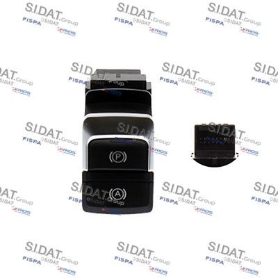 SIDAT Switch, park brake actuation 87.160A2 87.160A2 SIDAT CITROЁN switch, handbrake warning light