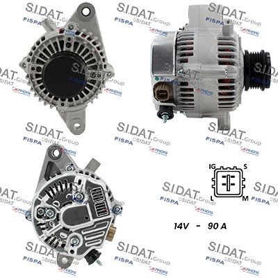 SIDAT Generaator A12DE1413A2 A12DE1413A2 Generaator TOYOTA CAMRY SIDAT